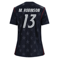 Nike Women’s M. Robinson United States Away Stadium Jersey 2026 (Dark Obsidian/Pure Platinum)
