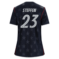 Nike Women’s Steffen United States Away Stadium Jersey 2026 (Dark Obsidian/Pure Platinum)