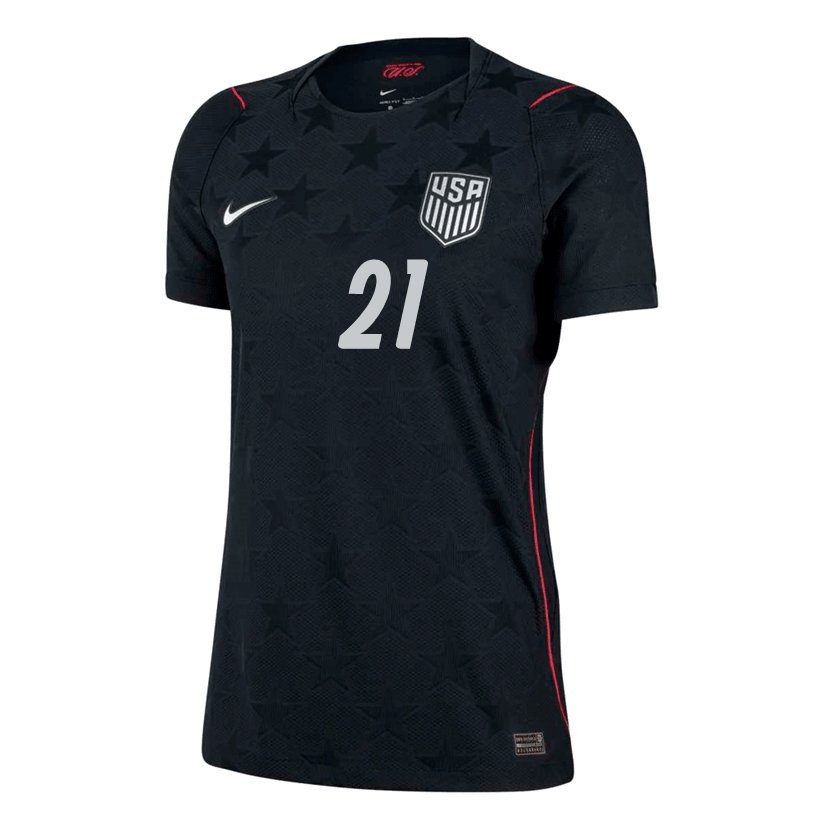 Nike Women’s Tessmann United States Match Authentic Away Jersey 2026 (Dark Obsidian/Pure Platinum) | SoccerWearhouse