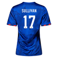Nike Womens United States Andi Sullivan 4 Star Away Jersey 23/24 w/ 2019 World Cup Champion Patch (Hyper Royal/Loyal Blue)