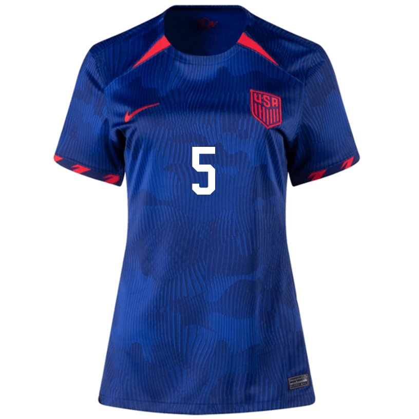 Nike Womens United States Dejuan Jones Away Jersey 23/24 (Hyper Royal/Loyal Blue) | SoccerWearhouse