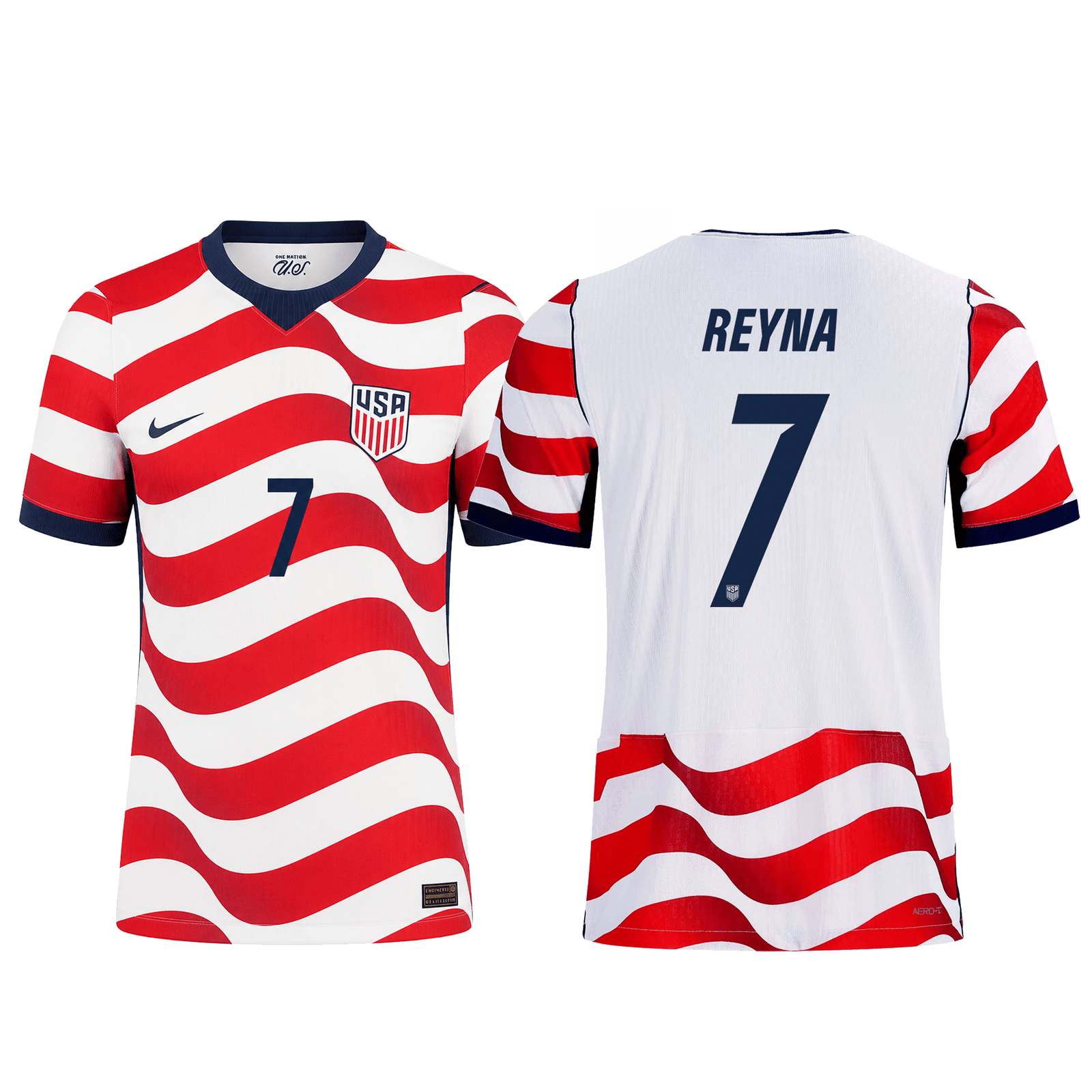 Nike Women’s United States Gio Reyna Match Authentic Home Jersey 2026 (Sail/Midnight Navy) | SoccerWearhouse