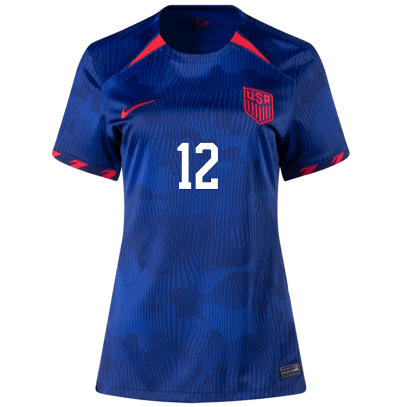 Nike Womens United States Miles Robinson Away Jersey 23/24 (Hyper Royal/Loyal Blue) | SoccerWearhouse