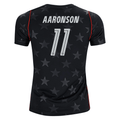 Nike Youth Aaronson United States Away Stadium Jersey 2026 (Dark Obsidian/Pure Platinum)