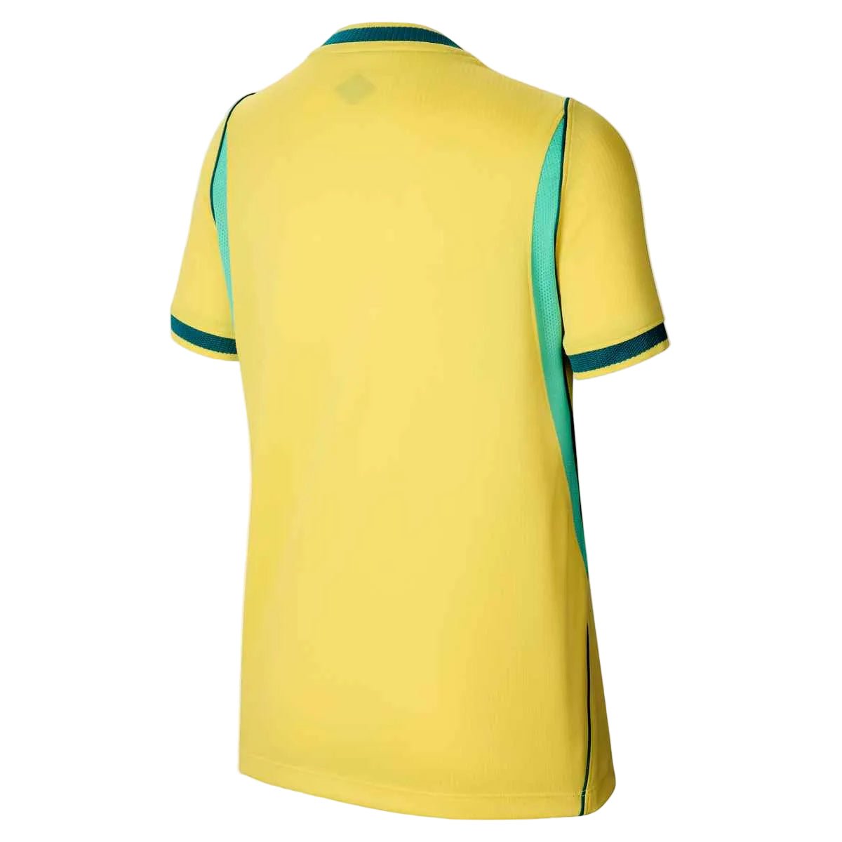Nike Youth Brazil Home Stadium Jersey 2026 (Yellow Canary/Teal) | SoccerWearhouse