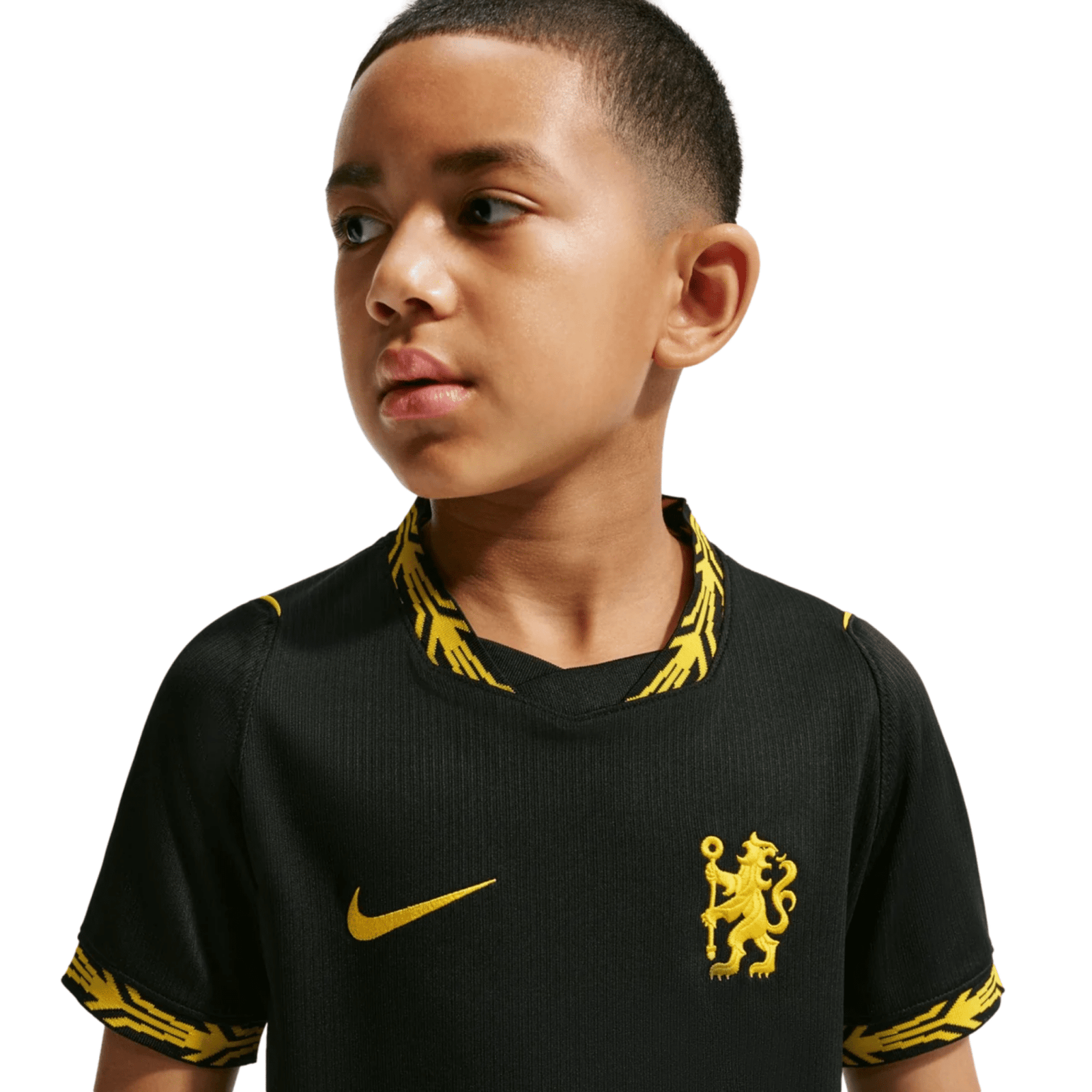 Nike Youth Chelsea Away Jersey 26/27 (Black/Gold) | SoccerWearhouse