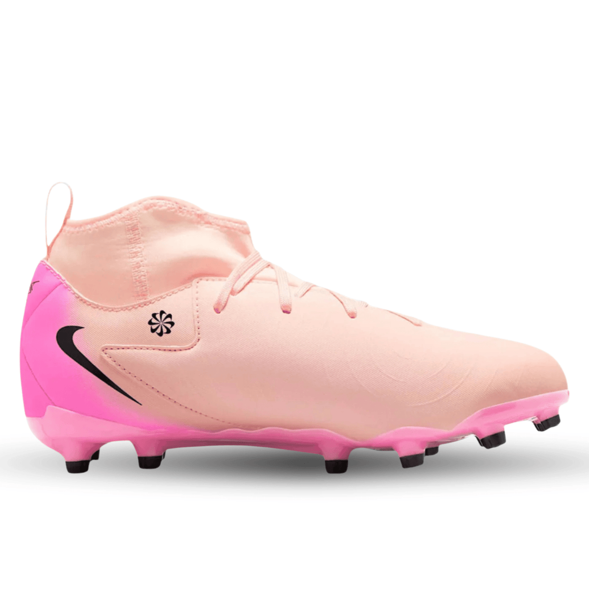 Nike Youth Jr. Phantom Luna II Academy FG/MG (Crimson Tint/Black - Pink Blast) | SoccerWearhouse