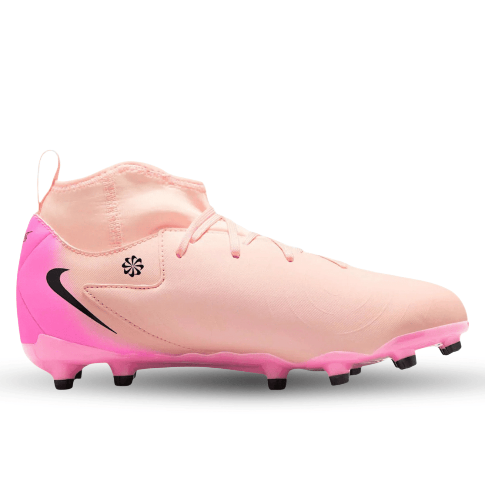 Nike Youth Jr. Phantom Luna II Academy FG/MG (Crimson Tint/Black - Pink Blast) | SoccerWearhouse