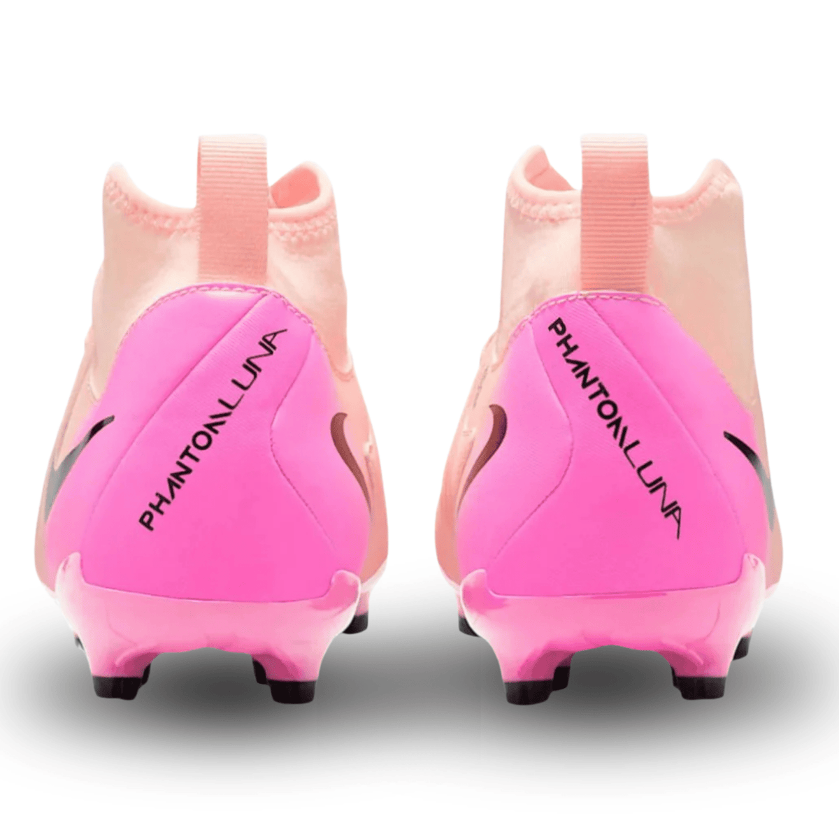 Nike Youth Jr. Phantom Luna II Academy FG/MG (Crimson Tint/Black - Pink Blast) | SoccerWearhouse