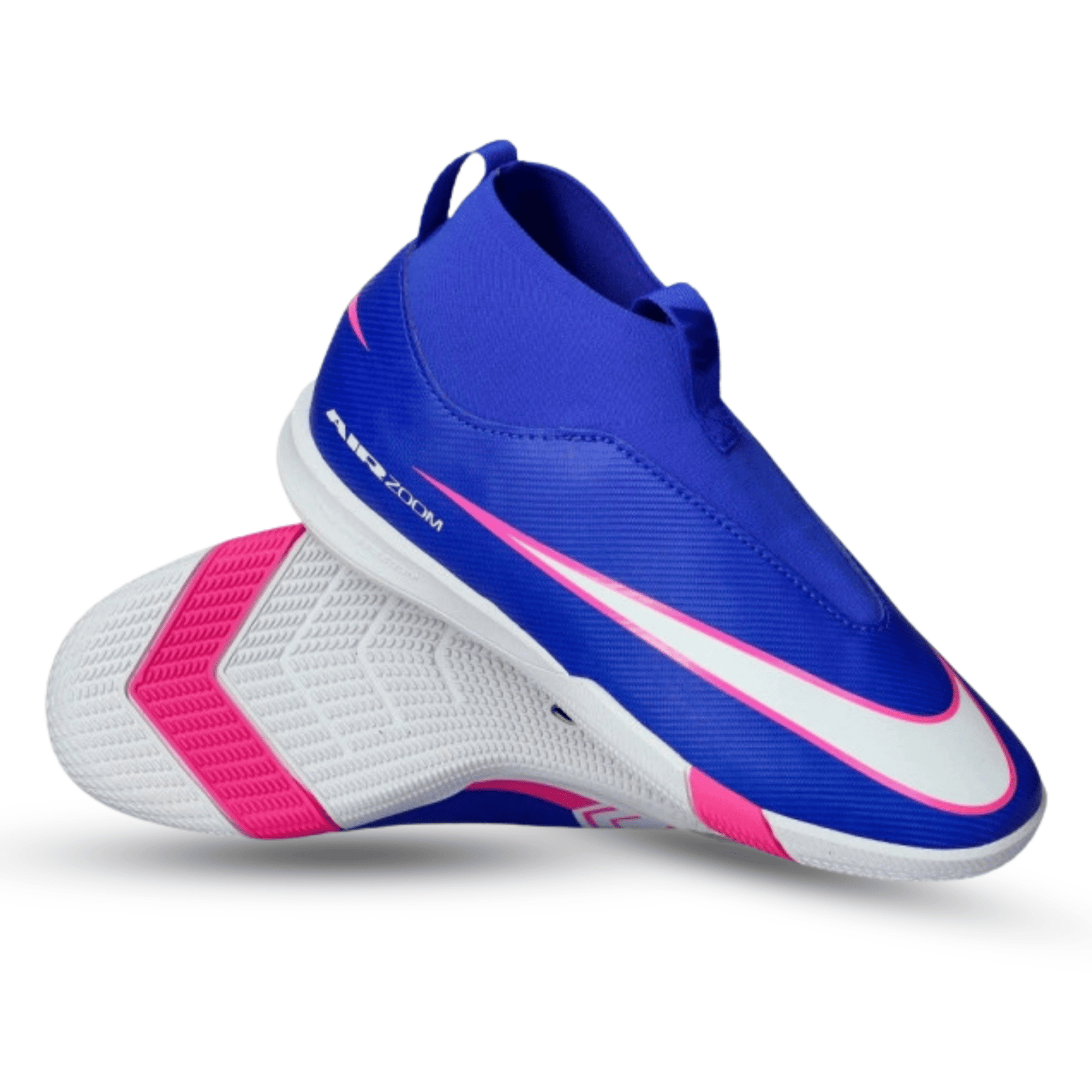 Nike Youth Jr Zoom Superfly 10 Academy IC Indoor Soccer Shoes (Racer Blue/White) | SoccerWearhouse