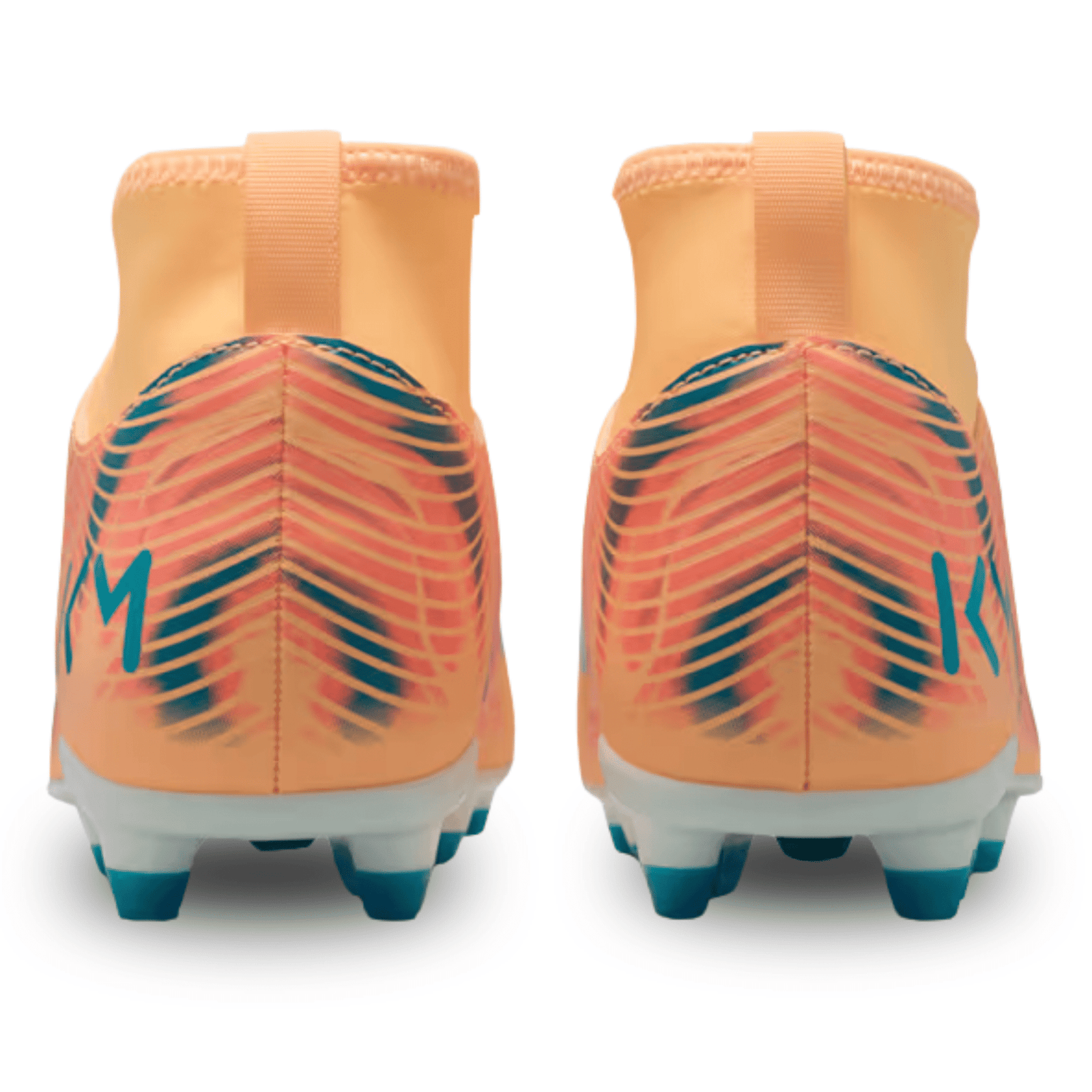Nike Youth Junior Superfly 10 Club Kylian Mbappé Firm/Multi Ground Soccer Cleats (Melon Tint/Neo Turq/Igloo) | SoccerWearhouse