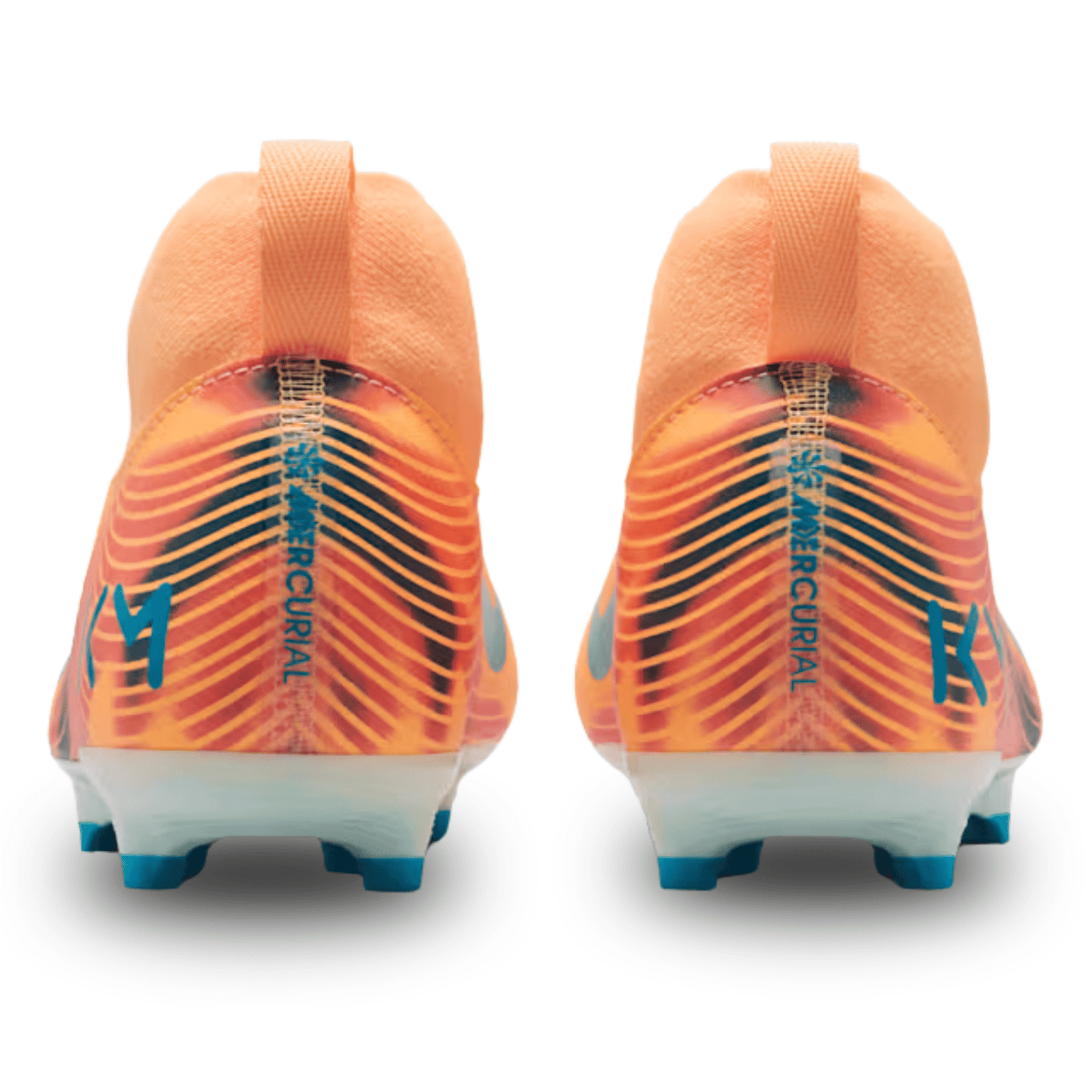 Nike Youth Junior Zoom Superfly 10 Academy Kylian Mbappe FG Soccer Cleats (Melon Tint/Neo Turq) | SoccerWearhouse