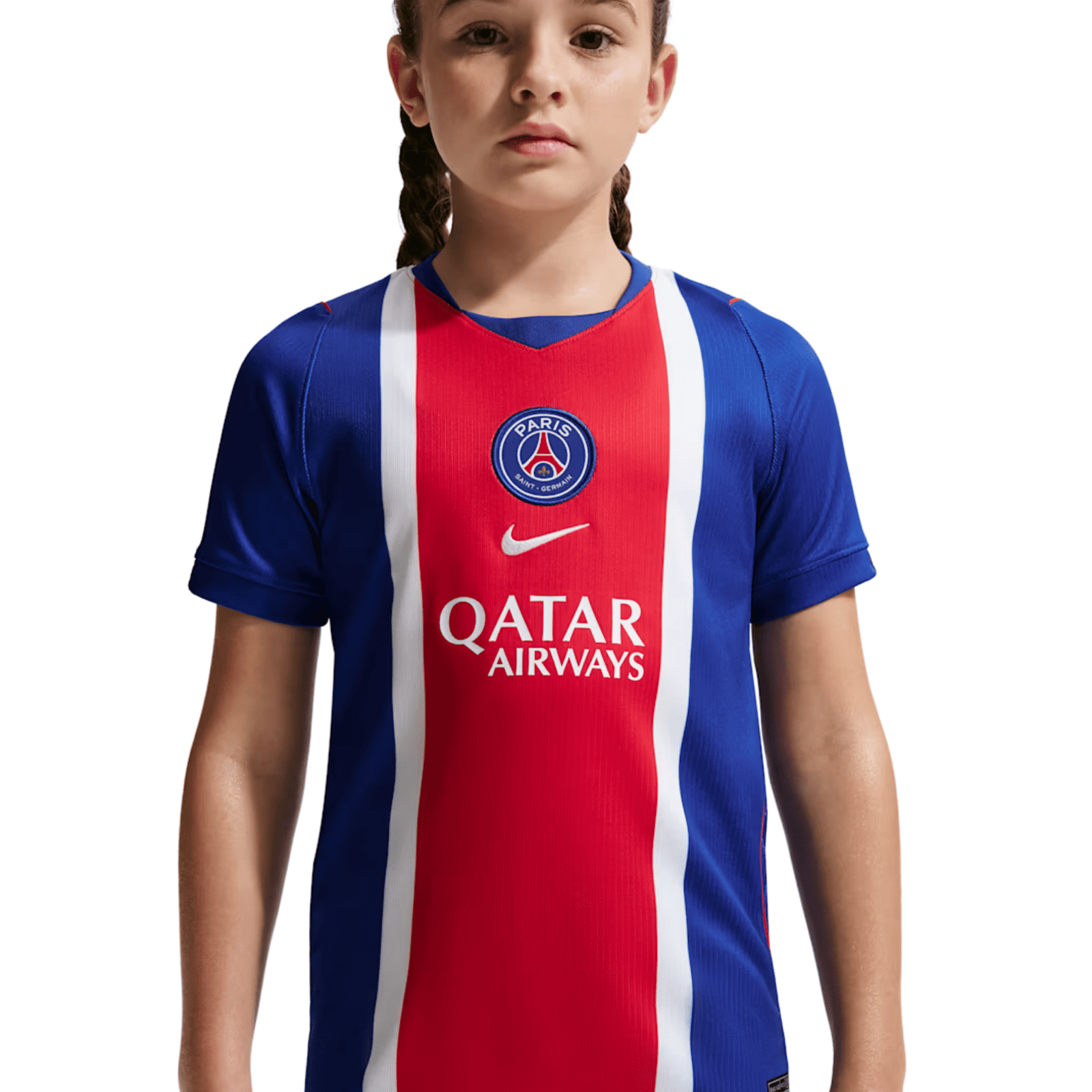 Nike Youth Paris Saint-Germain Home Jersey 26/27 (Royal/White/Red) | SoccerWearhouse