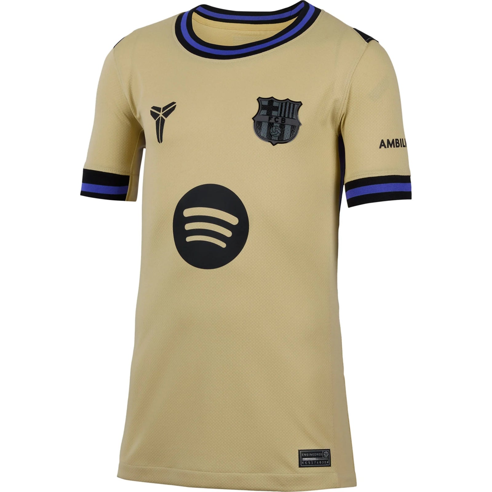 Nike Youth Ronaldinho FC Barcelona Away Jersey 25/26 (Team Gold/Persian Violet/Black) | SoccerWearhouse