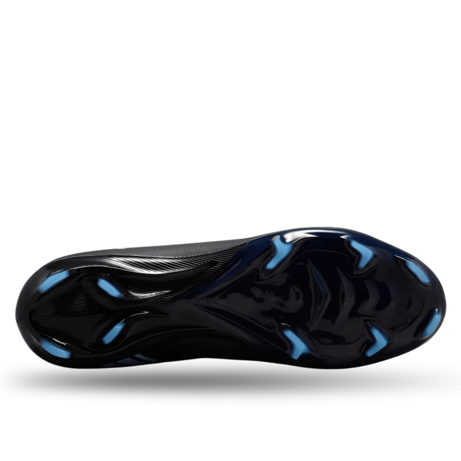 Nike Zoom Mercurial Superfly 10 Pro Firm Ground Soccer Cleats (Black/Ice Blue) | SoccerWearhouse