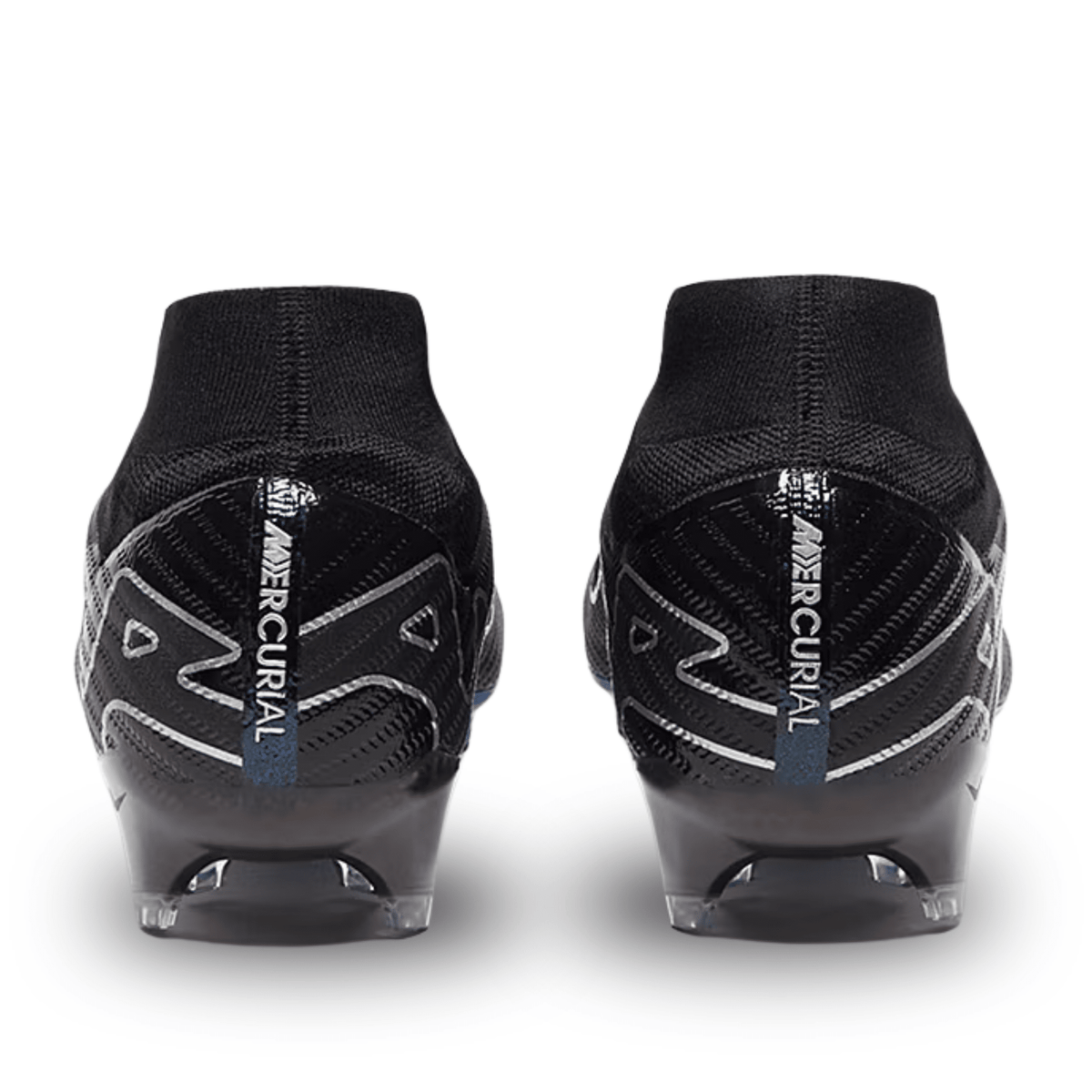 Nike Zoom Mercurial Superfly 9 Elite Firm Ground Firm Ground Soccer Cleat (Black/Chrome/Hyper Royal) | SoccerWearhouse