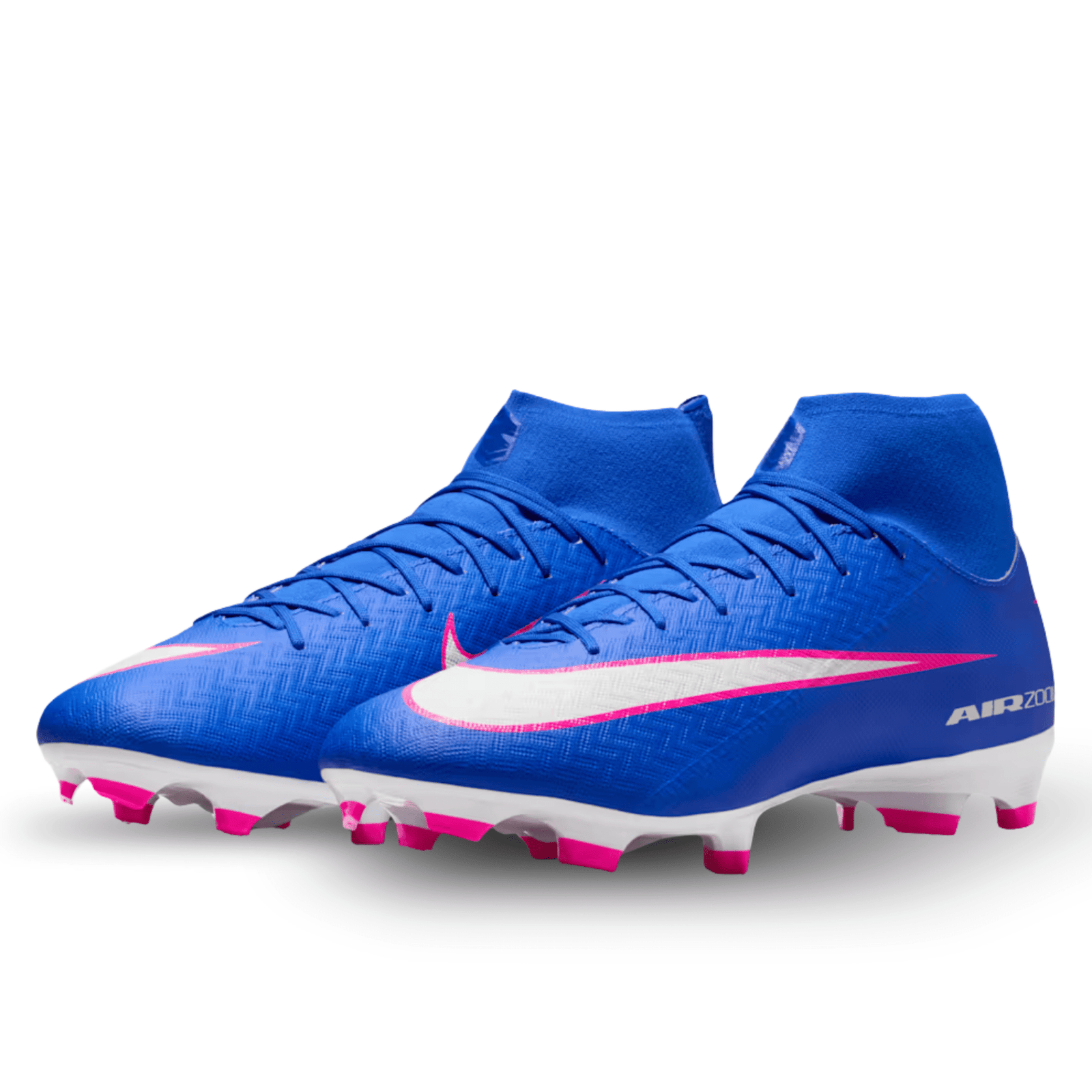 Nike Zoom Superfly 10 Academy FG/MG Soccer Cleats (Racer Blue/White) | SoccerWearhouse