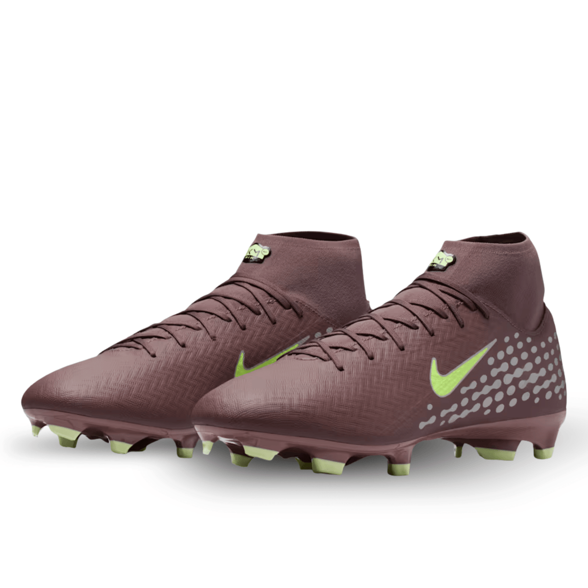 Nike Zoom Superfly 10 Academy KM FG/MG Soccer Cleats (Plum Eclipse/Metallic Silver) | SoccerWearhouse