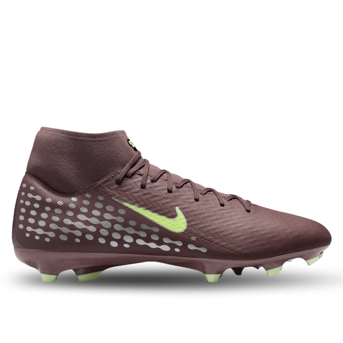 Nike Zoom Superfly 10 Academy KM FG/MG Soccer Cleats (Plum Eclipse/Metallic Silver) | SoccerWearhouse