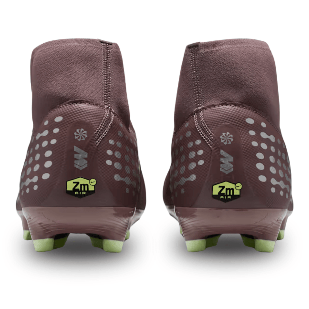 Nike Zoom Superfly 10 Academy KM FG/MG Soccer Cleats (Plum Eclipse/Metallic Silver) | SoccerWearhouse