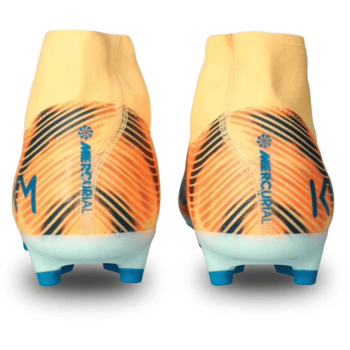 Nike Zoom Superfly 10 Academy KM Firm/Multi Ground Soccer Cleats (Melon Tint/Neo Turq/Igloo) | SoccerWearhouse