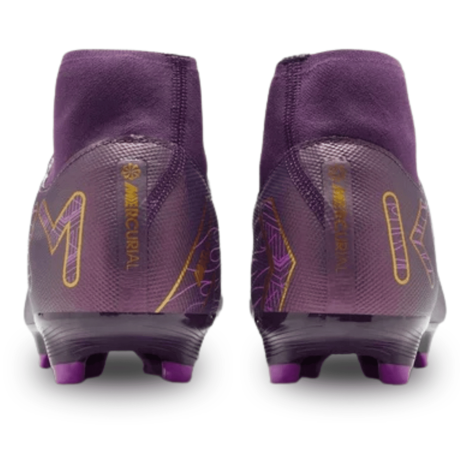 Nike Zoom Superfly 10 Academy Kylian Mbappe KM FG/MG Soccer Cleats (Grand Purple/Pale Ivory) | SoccerWearhouse