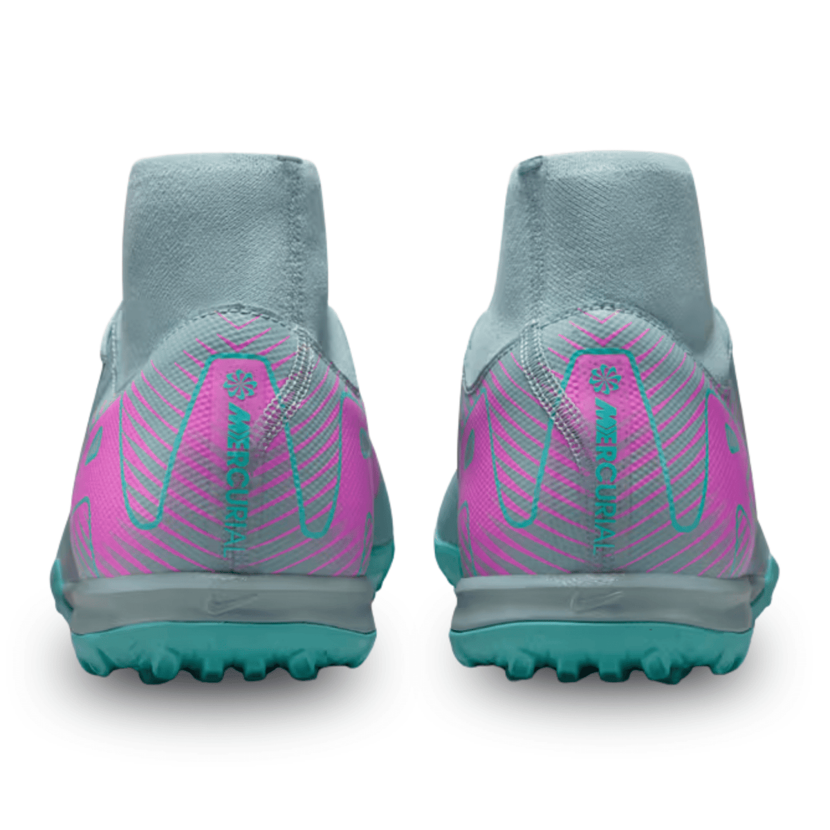 Nike Zoom Superfly 10 Academy TF Turf Soccer Shoes (Ocean Cube/Pink Blast) | SoccerWearhouse