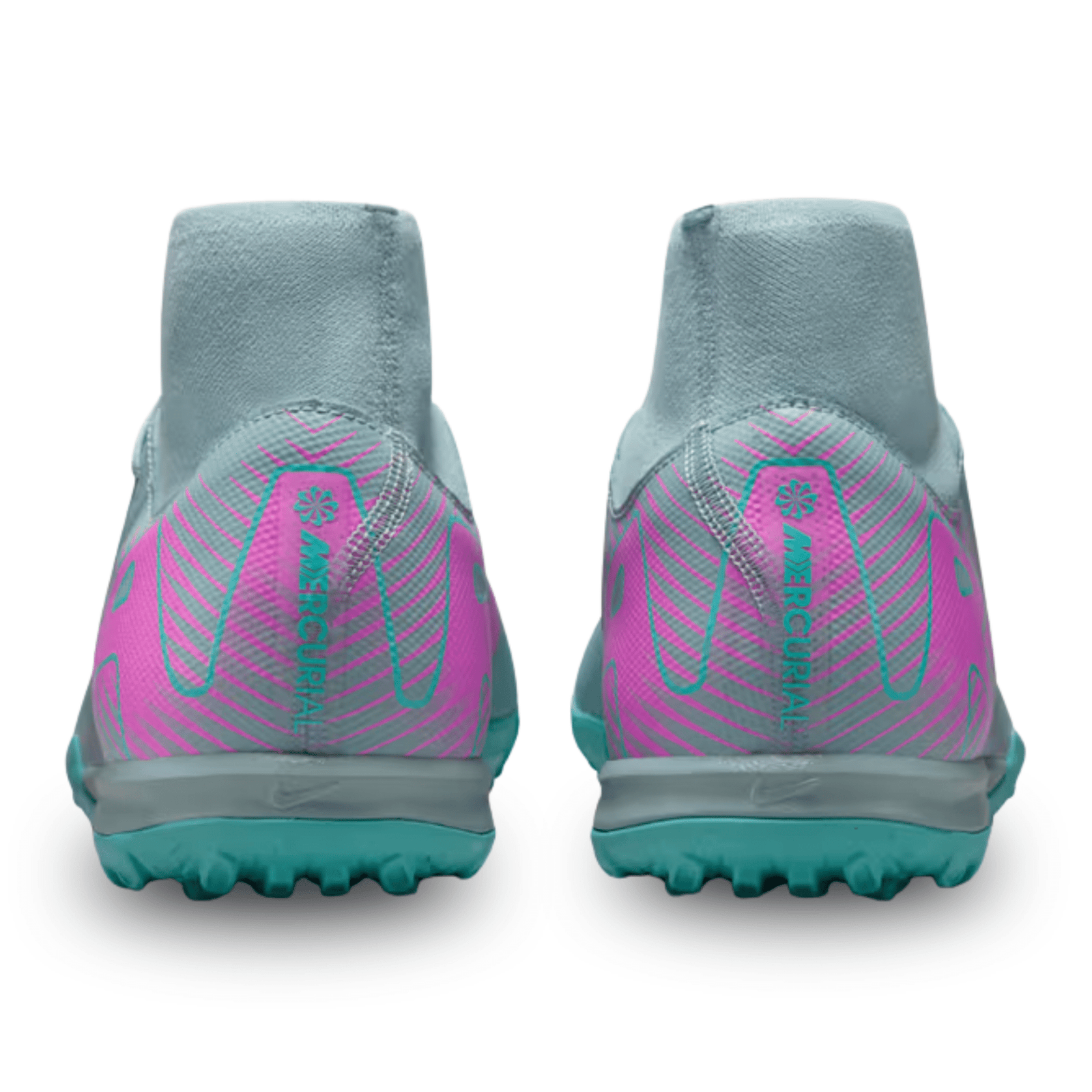Nike Zoom Superfly 10 Academy TF Turf Soccer Shoes (Ocean Cube/Pink Blast) | SoccerWearhouse