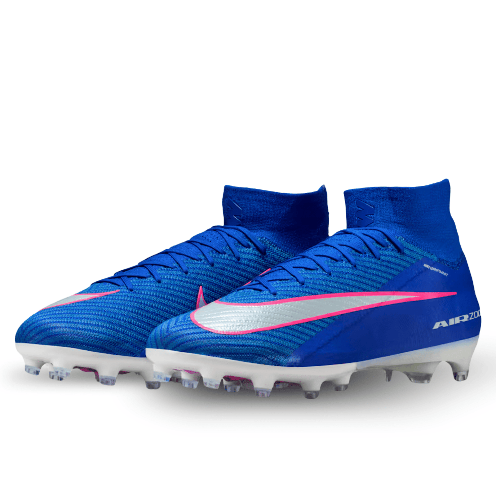 Nike Zoom Superfly 10 Elite AG - Pro Soccer Cleats (Racer Blue/White) | SoccerWearhouse