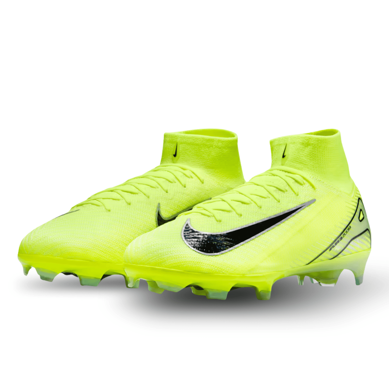 Nike Zoom Superfly 10 Elite FG Soccer Cleats (Volt/Black) | SoccerWearhouse