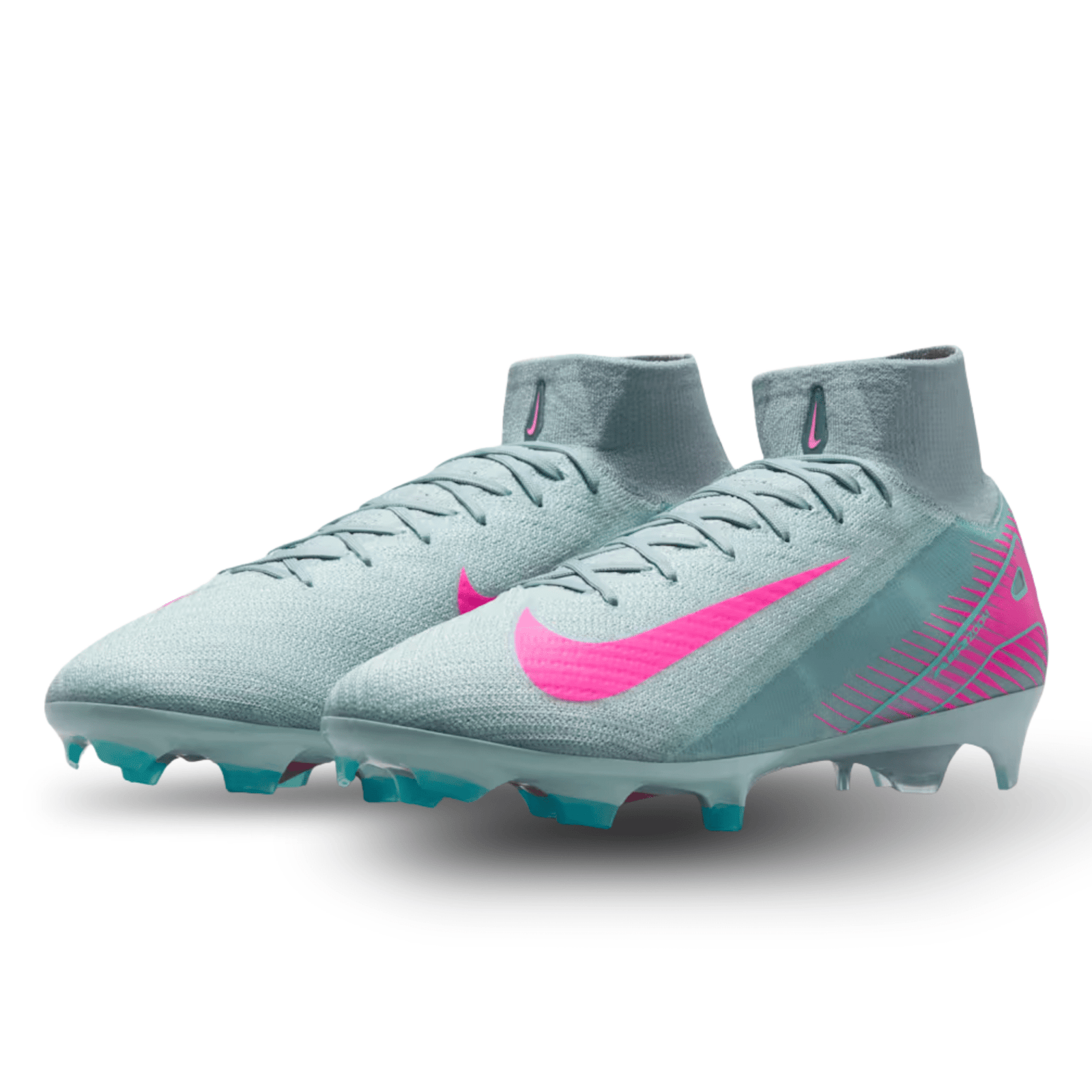 Nike Zoom Superfly 10 Elite Firm Ground Soccer Cleats (Ocean Cube/Pink Blast) | SoccerWearhouse