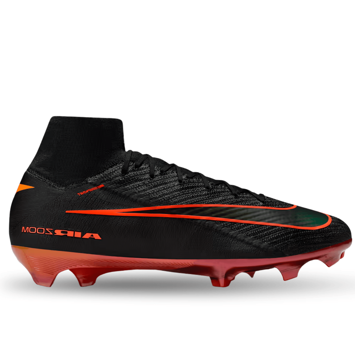 Nike Zoom Superfly 10 Elite LV8 FG Soccer Cleats (Black/Hyper Crimson) | SoccerWearhouse