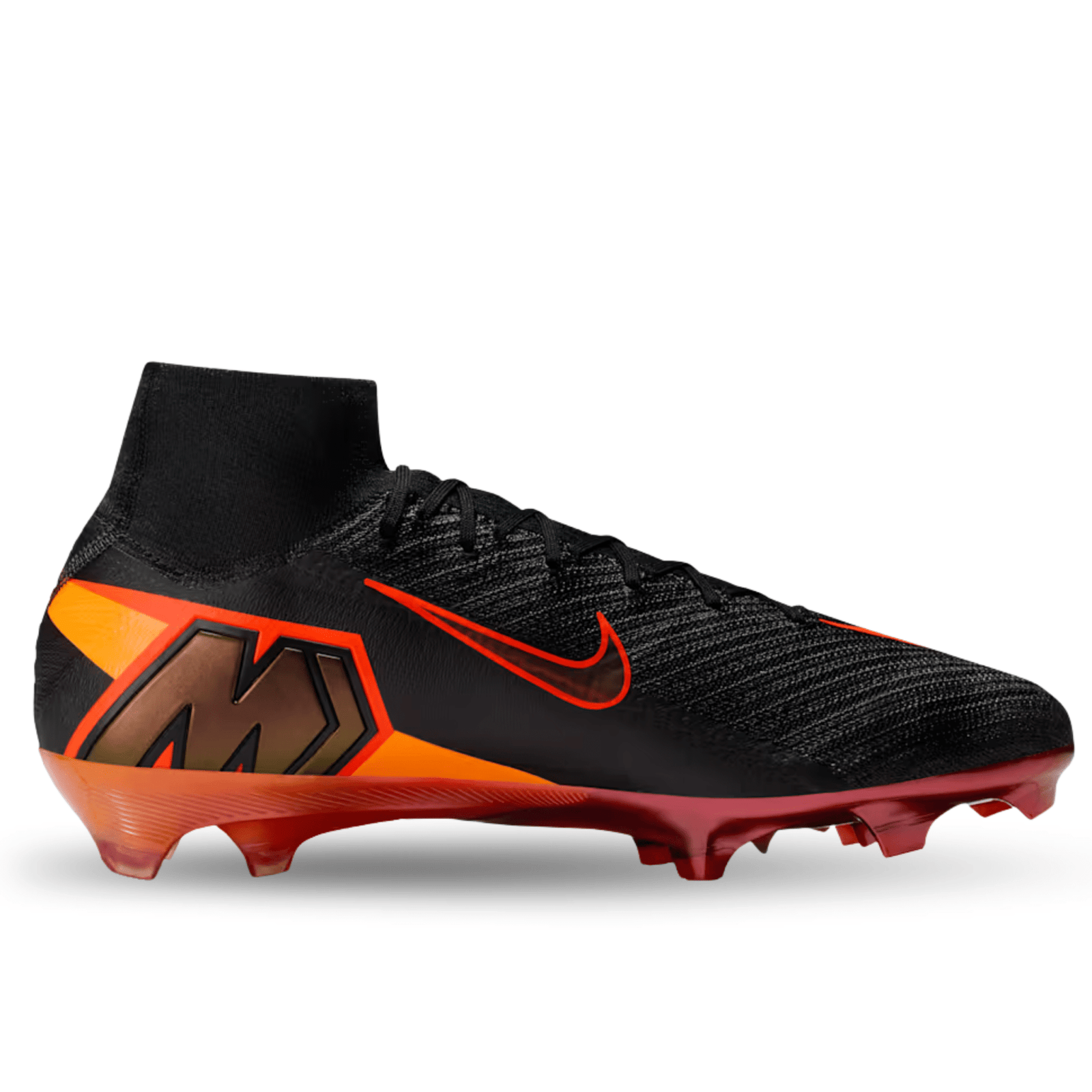 Nike Zoom Superfly 10 Elite LV8 FG Soccer Cleats (Black/Hyper Crimson) | SoccerWearhouse