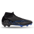Nike Zoom Superfly 9 Academy FG/MG Soccer Cleats (Black/Chrome-Hyper Royal)