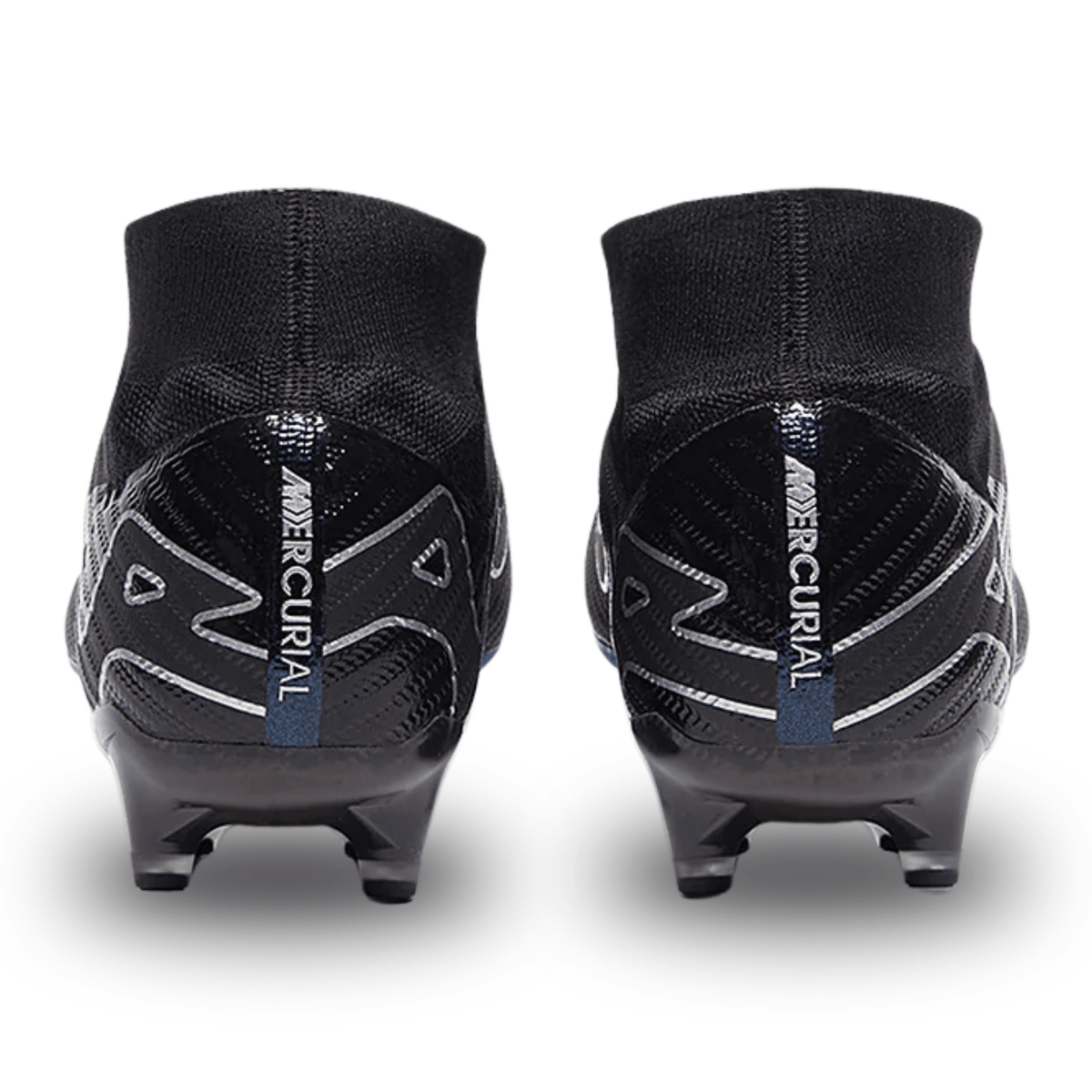 Nike Zoom Superfly 9 Elite AG - Pro Soccer Cleats (Black/Chrome - Hyper Royal) | SoccerWearhouse