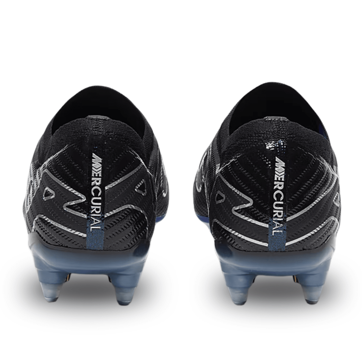Nike Zoom Vapor 15 Elite SG - Pro Soccer Cleats (Black/Chrome - Hyper Royal) | SoccerWearhouse