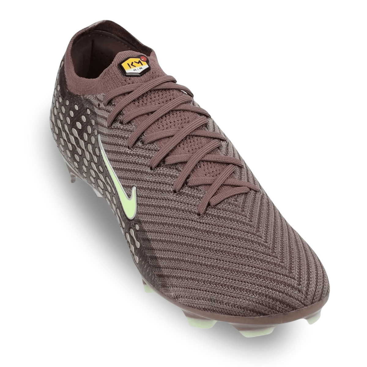 Nike Zoom Vapor 16 Elite KM FG Soccer Cleats (Plum Eclipse/Metallic Silver) | SoccerWearhouse