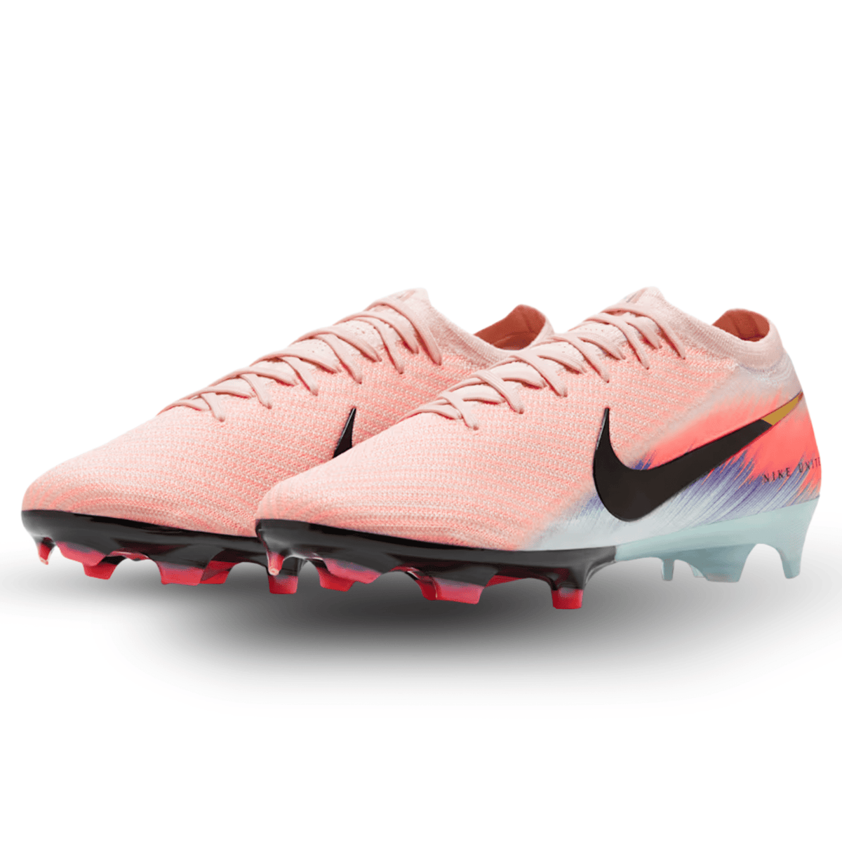 Nike Zoom Vapor 16 Elite NU2 Firm Ground Soccer Cleats (Silt Red/Racer Blue) | SoccerWearhouse