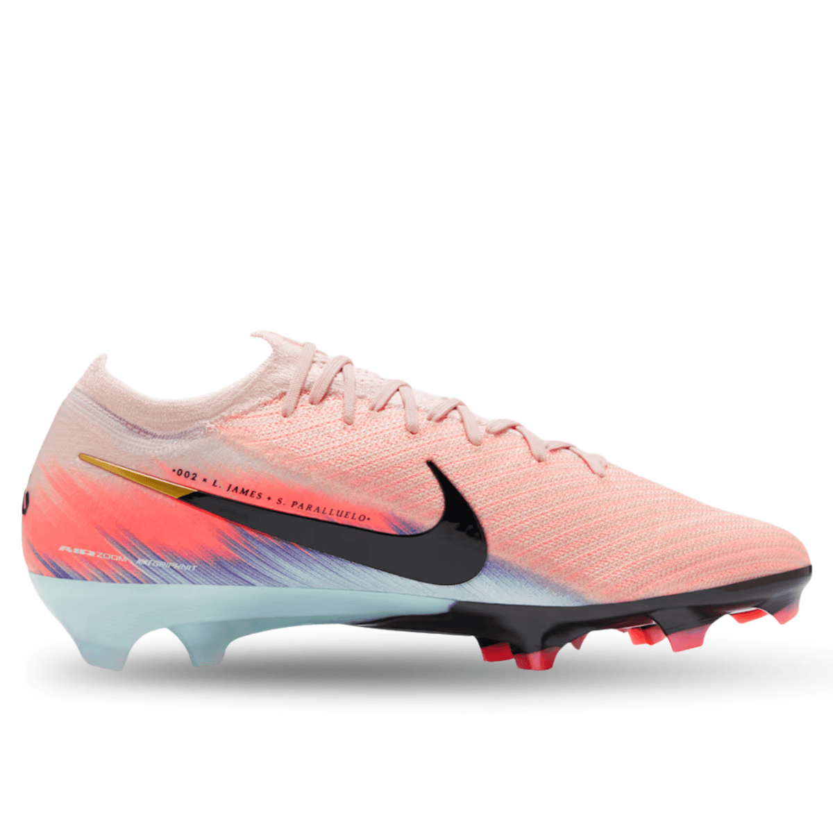 Nike Zoom Vapor 16 Elite NU2 Firm Ground Soccer Cleats (Silt Red/Racer Blue) | SoccerWearhouse