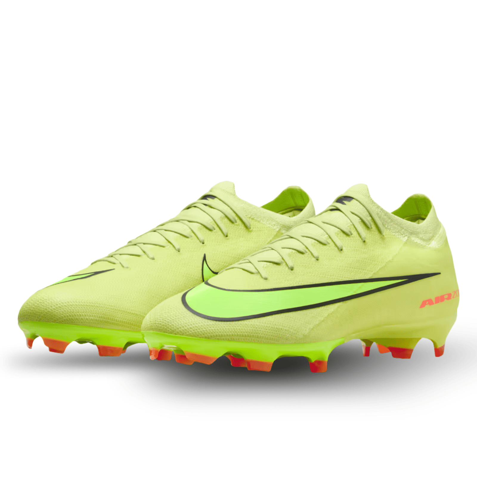 Nike Zoom Vapor 16 Pro Firm Ground Soccer Cleats (Limelight/Volt - Hyper Crimson) | SoccerWearhouse
