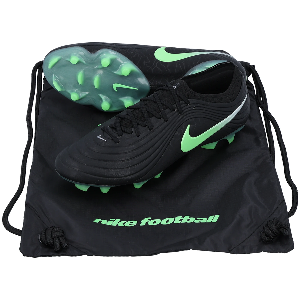 Nike Tiempo Maestro Elite FG Soccer Cleats (Black/Illusion Green)