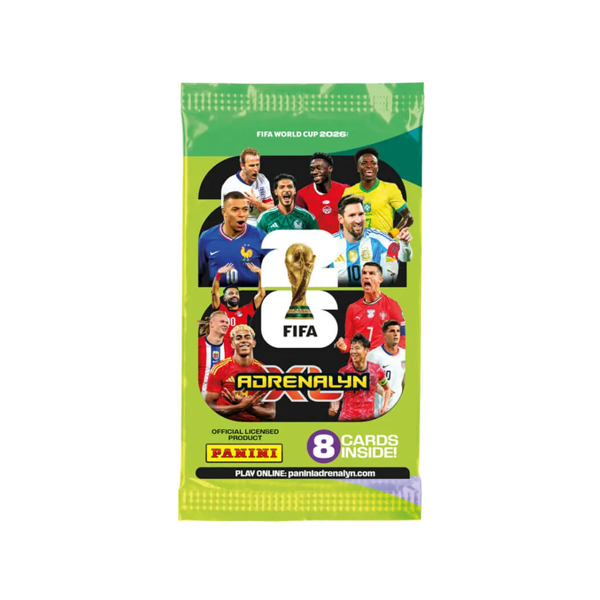 Panini Adrenalyn XL 2026 FIFA World Cup Trading Cards Box (50 Packs) | SoccerWearhouse