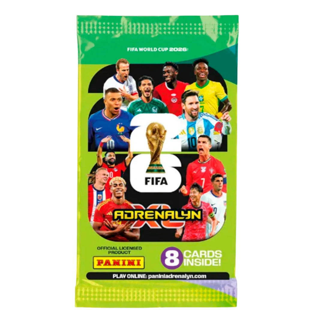 Panini Adrenalyn XL 2026 FIFA World Cup Trading Cards Single Pack (8 Cards) | SoccerWearhouse