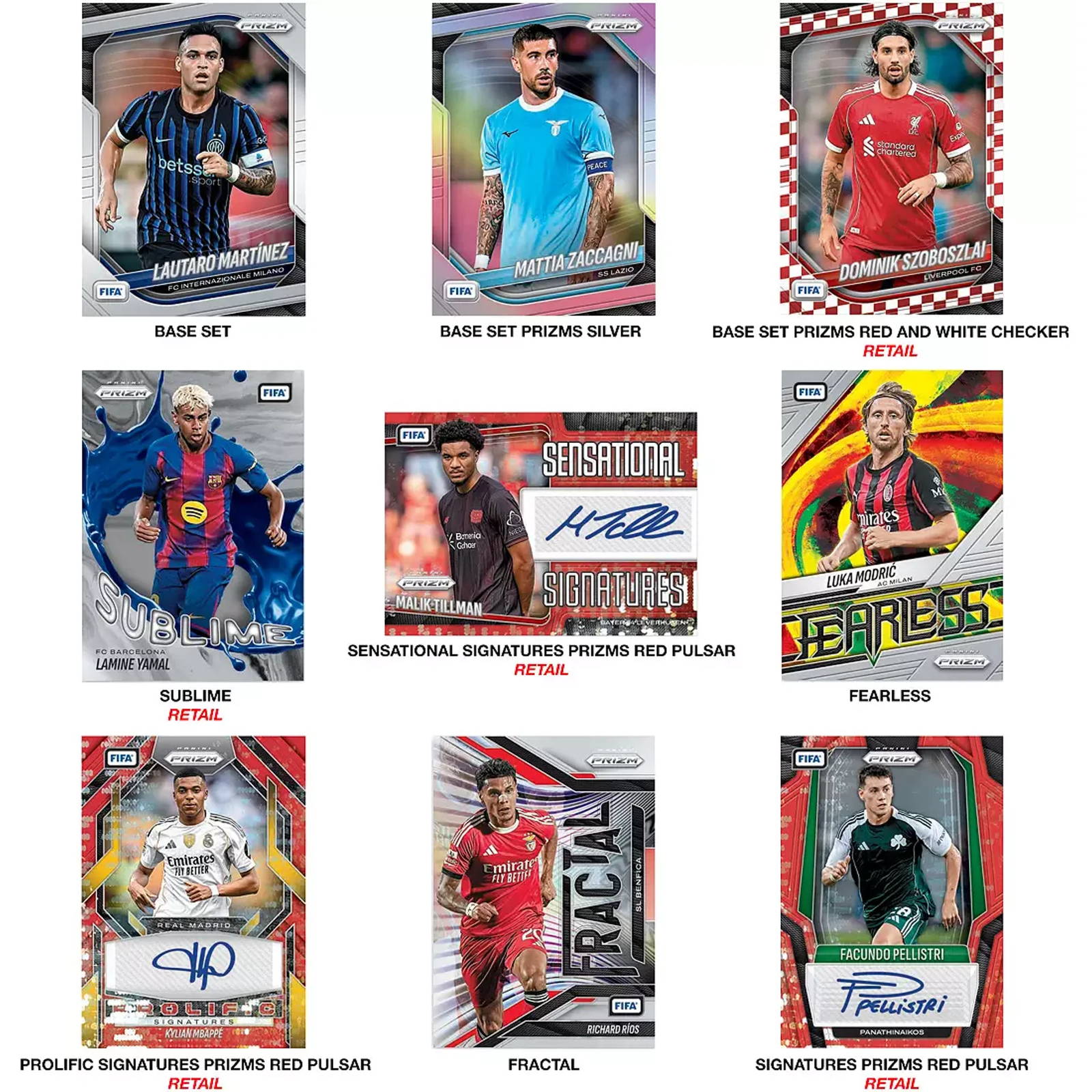 Panini Prize Soccer Cards Pack 25/26 (4 Cards) | SoccerWearhouse
