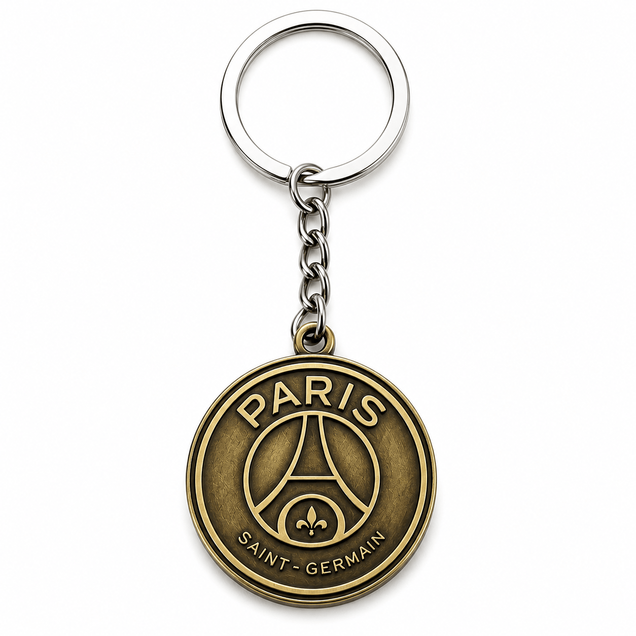 Paris Saint Germain FC Metal Keychain | SoccerWearhouse