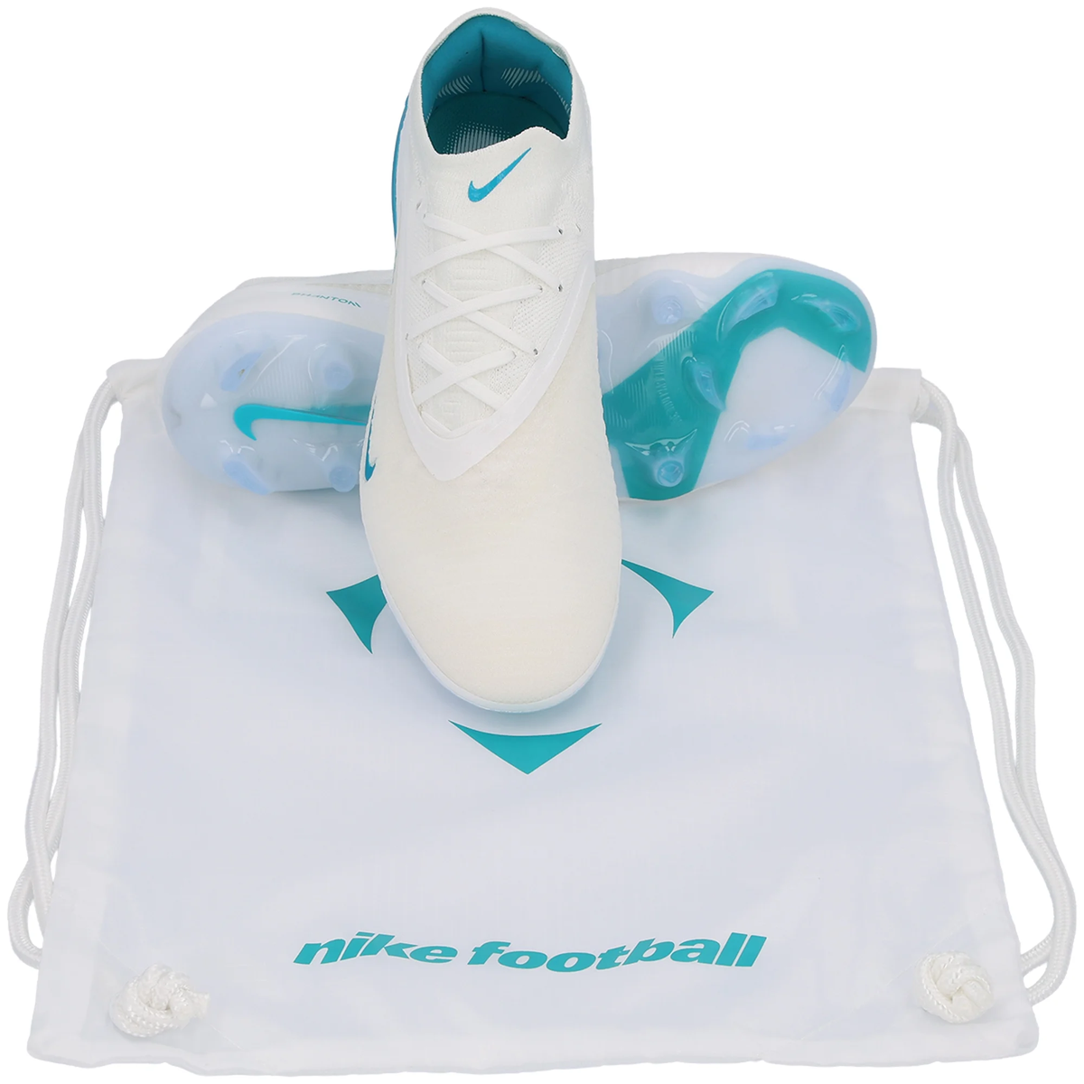 Nike Phantom 6 Low Elite FG Soccer Cleats (White/Dusty Cactus)