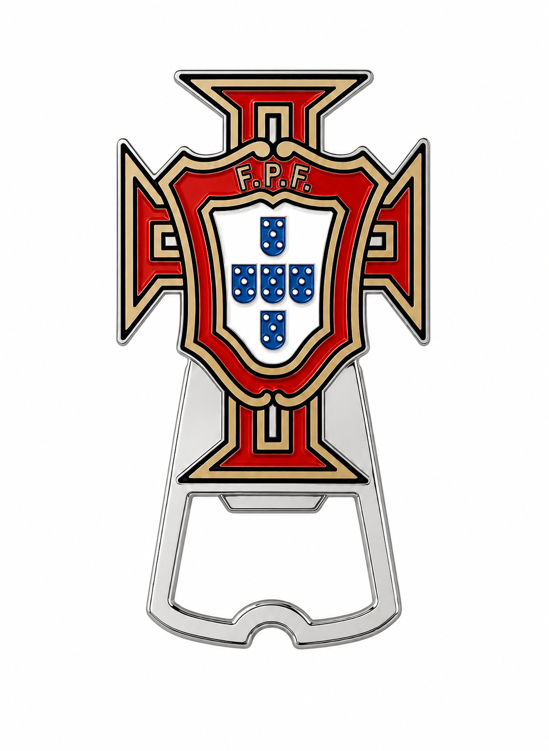 Portugal National Football Team FPF Metal Bottle Opener | SoccerWearhouse