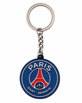 PSG Paris Saint-Germain Double Sided Metal Crest Keychain