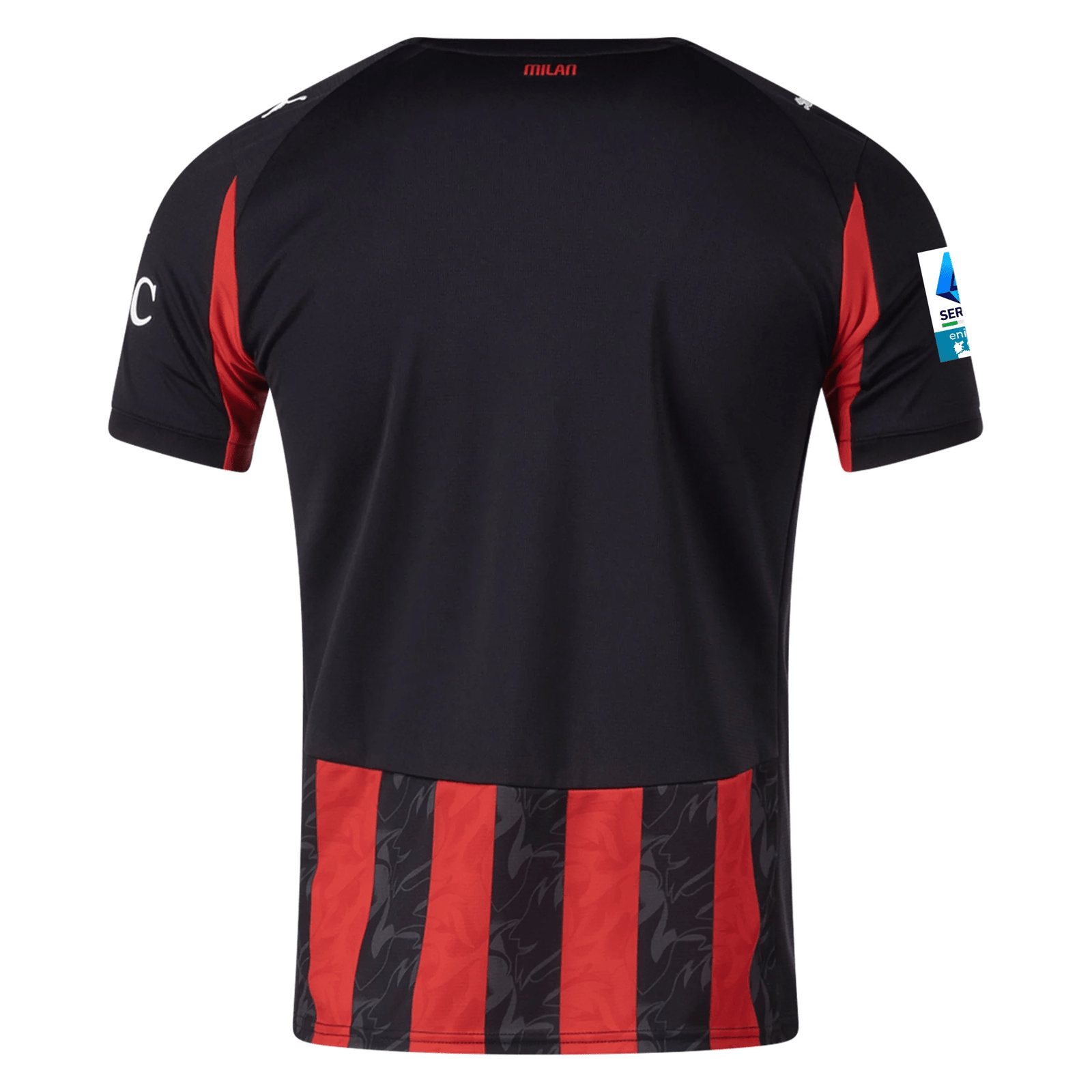 Puma AC Milan Luka Modric Home Jersey w/ Serie A Patch 25/26 (Red/Black) | SoccerWearhouse