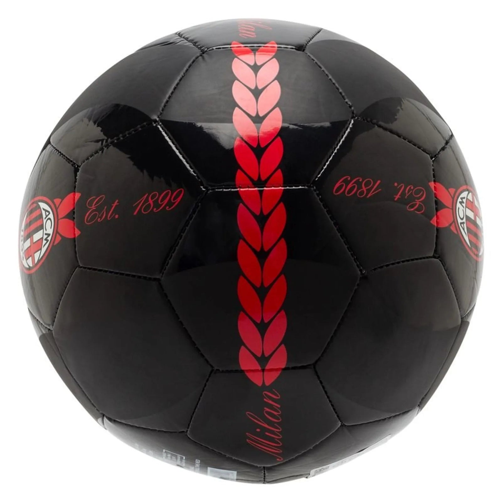 Puma AC Milan Prematch Mini Soccer Ball (Black/Red) | SoccerWearhouse
